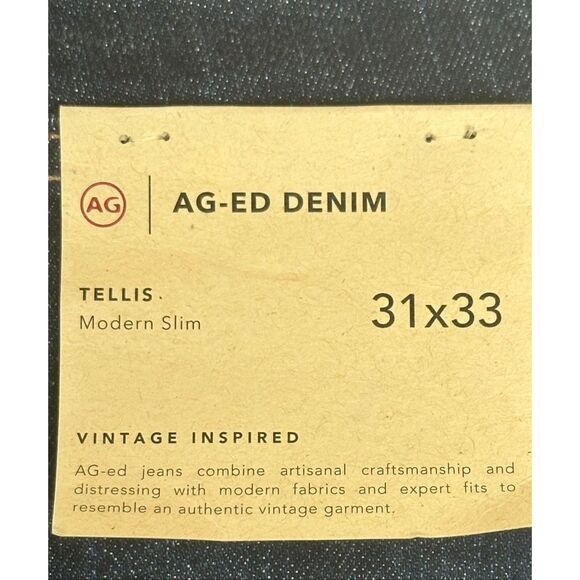 AG Jeans Tellis Modern Slim Vintage Inspired NWT Size 31X33 - Picture 4 of 8